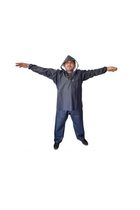 Tex Yağmurluk Balıkçı Outdoor Alt Üst Takım Su Geçirmez ( Koyu Yeşil)