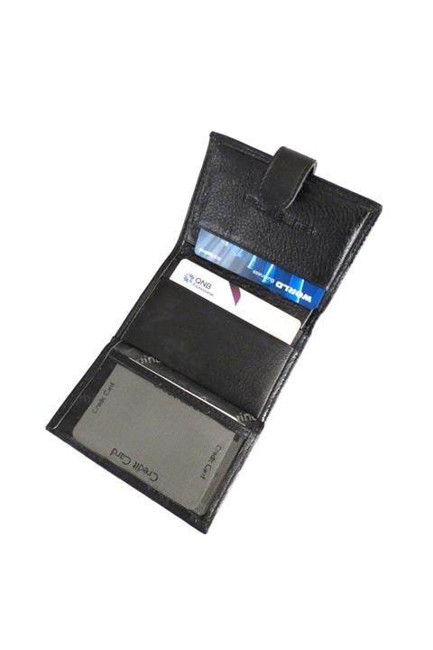 BRS BAGS Erkek  - Hakiki Deri Kartlık Siyah