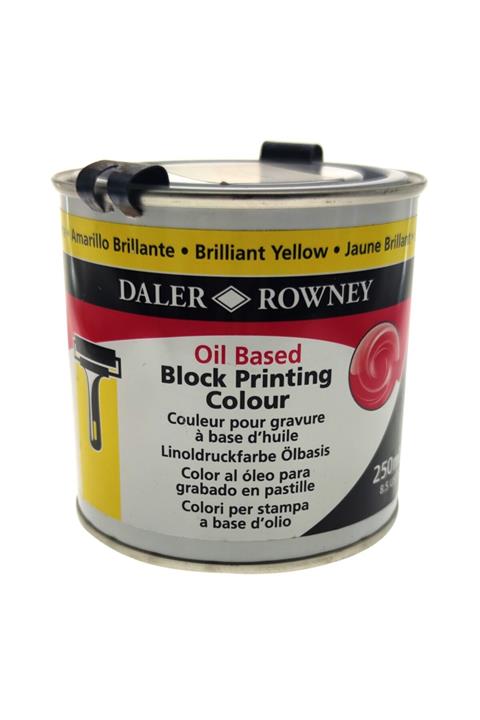 Daler Rowney Oil Based Block Printing 250 ml Brilliant Yellow