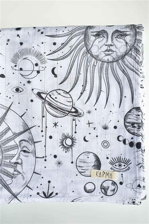 Karma Design Project Luna Müslin Pareo/örtü 130x130 Cm