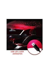 Sevenyol Mazda 2 14- Usb Led Lazer Atmosfer Animasyon Işığı Projektörü