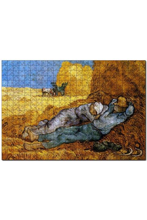 Cakapuzzle Çiftçi Karı Koca Ve Saman Balyaları 500 Parça Puzzle Yapboz Mdf (ahşap)