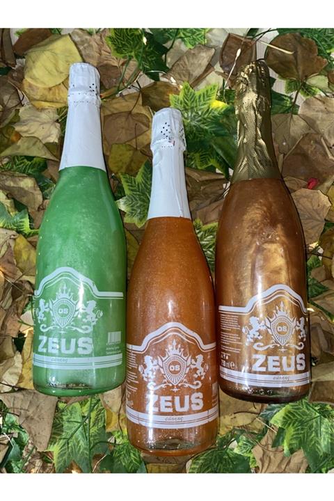 zeus meşrubat Simli  Lime Nane Mango Ve Karışık Meyve Aromalı Gazlı İçecek 3 Adet