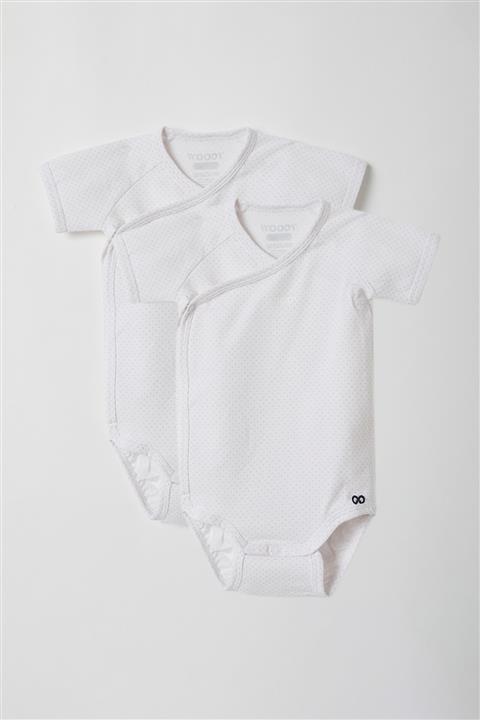 Woody Pamuklu 2’li Bebek Body-rcs - 941-pembe Puantiyeli