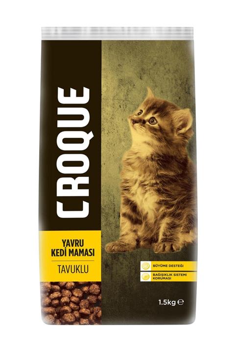 Croque Yavru Kedi Maması Tavuklu 1.5 Kg