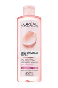 L'Oreal Paris Değerli Çiçekler Kuru Ve Hassas Cilt Tonik 400 Ml 3600523440139