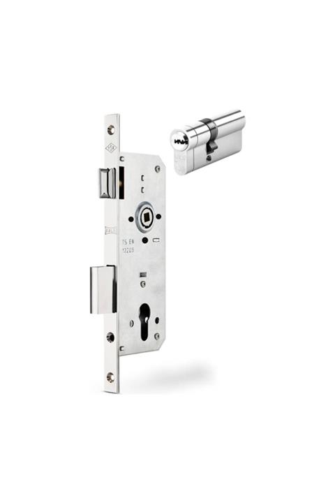 KALE 152 R 35 Mm Silindirli Kilit Nikel