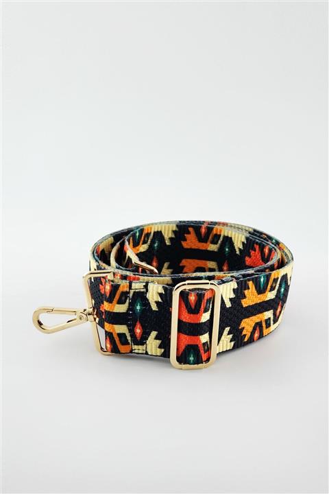 FAEN Kadın Gold Metal Desenli Çanta Askısı