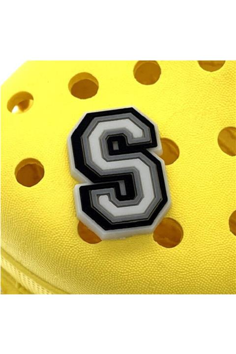 Croci 1 Adet Crocs Terlik Süsü Jibbitz Harfler Serisi S