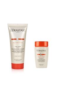 Kerastase Nutritive Irisome Lait Vital 75ml Hafif Saç Kremi +nutritive Bain Satin1 Şampuan 80ml