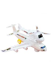 Burnis Toy Lina Oyuncak Air Plane Pilli Işıklı Sesli Çarp-dön Uçak Ve Helikopter 5