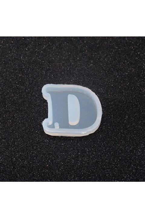 Hobizubi 20 Adet Reçine Epoksi Harf Kalıbı - D