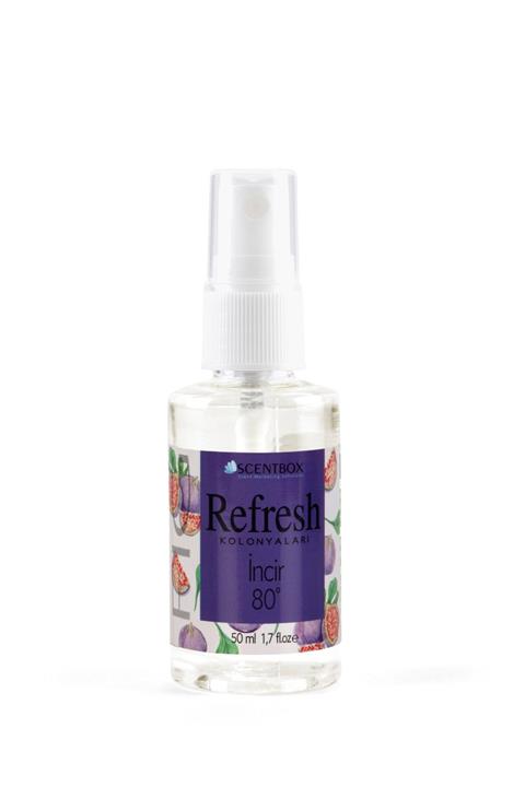 SCENTBOX Refresh Kolonyaları 50 Ml Spreyli 80° Incir Kolonyası