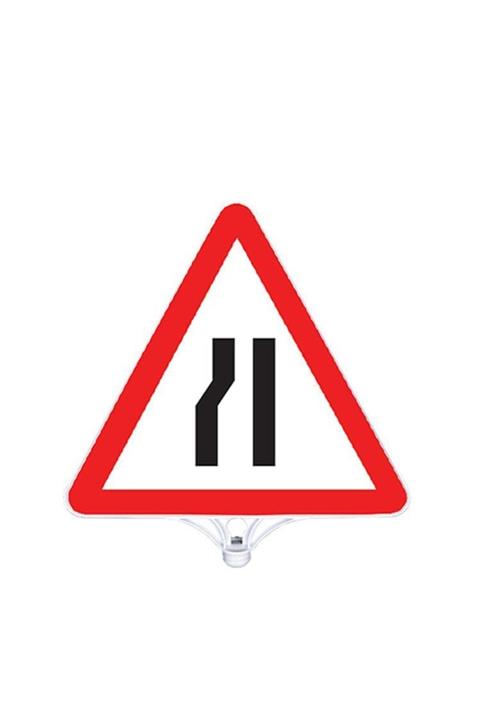 Mfk Soldan Daralan Yol Tabelası Tek Taraflı 9204