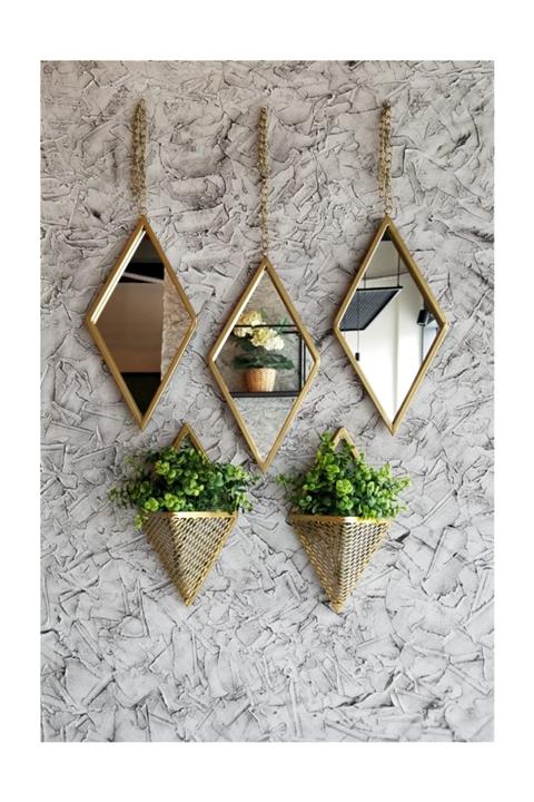 Anka Mimarlık & Aksesuar 5'li Ayna Takımı