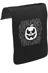 Lord TShirt Halloween - Pumpkin Lines Unisex Siyah Tak-çıkar Postacı Çanta Kapağı Ck-1554