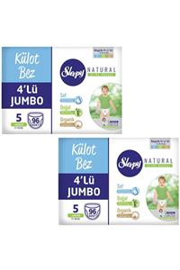 Sleepy Natural 4'lü Jumbo Külot Bez 11-18 Kg 5 Numara 96 Adet X 2 Paket