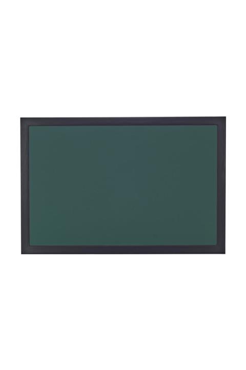 Chalky 100x160 Cm Kara Tahta Siyah Çerçeveli - Tebeşir Yazı Tahtası - Yeşil