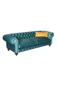 3A Mobilya Emeral Green Chesterfield