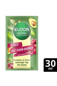 Elidor Avokado Ve Üzüm Çekirdeği Saç Maskesi 30 ml