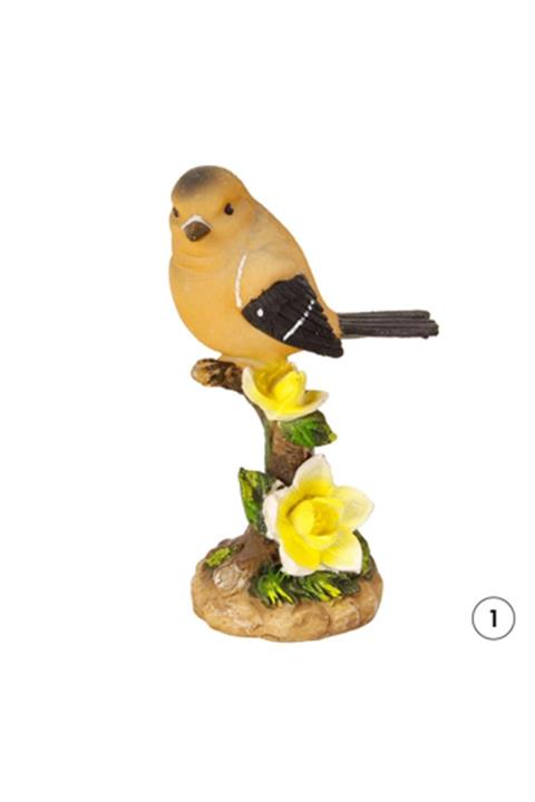 Tmall Home Design Dalda Kuş Figürlü Biblo 13 Cm