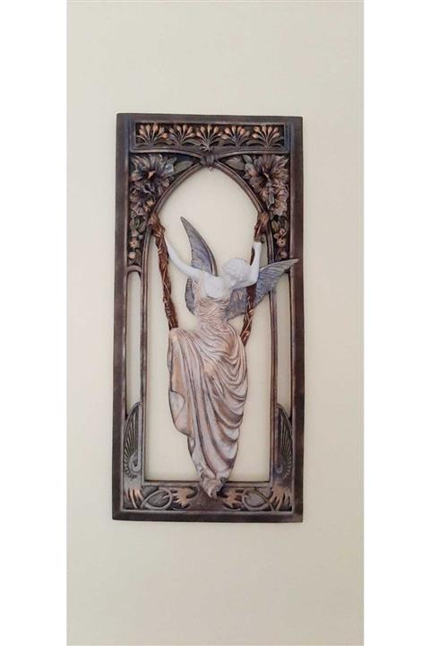 Cemrela Art Büyük Melek Duvar Heykeli