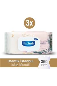 Deep Fresh Otantik Islak Mendil İstanbul 3 x 120 Yaprak