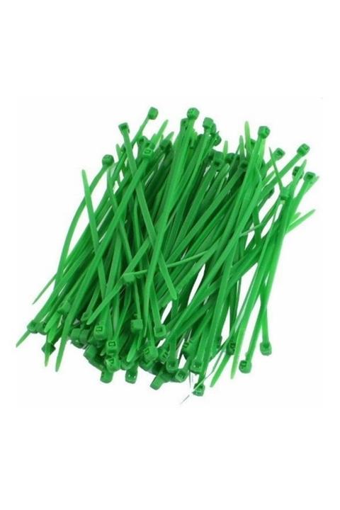 Hatfon Elektronik Kablo Bağı 200x2,5 Mm Yeşil (100 Adet)