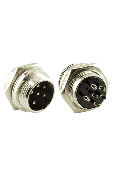 ELEKTROMER Mayk Fiş  Şase 6 Pinli 10'lu Paket