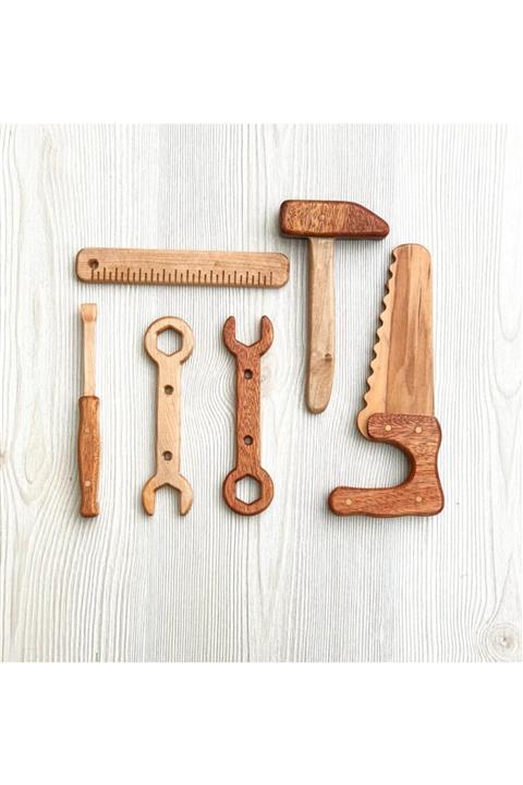 YEDİCE OYUNCAK Ahşap Oyuncak Alet Seti
