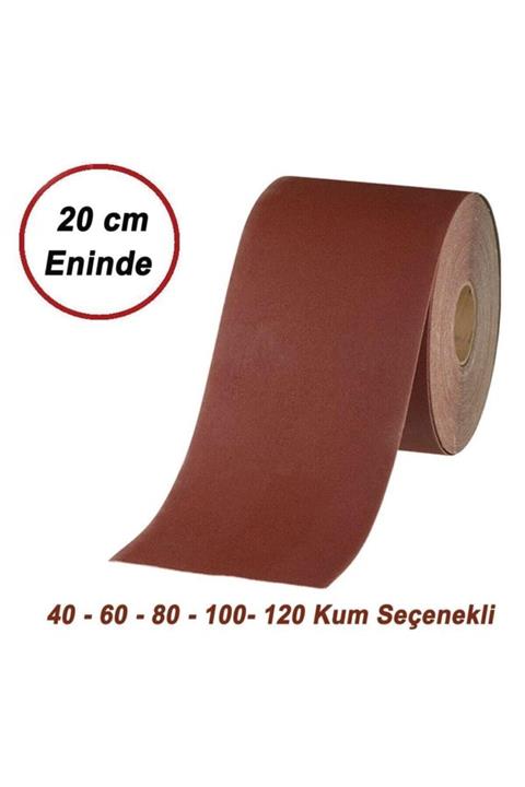 ZUBİZUBİ 1 Metre Rulo Zımpara Ahşap Metal Zımparası (kum Seçenekli) 100 Kum