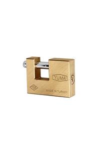 Yuma Pirinç Kayar Milli Asma Kilit Yaylı 80mm