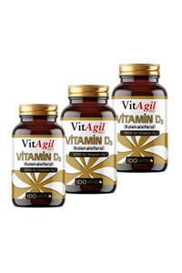 Vitagil Gold 1000 Vitamin D3  Yumuşak Kapsül X 3 Adet 100'lü