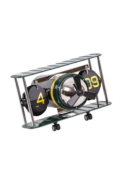 YAMET Saat Uçak Masa Saati Dekoratif