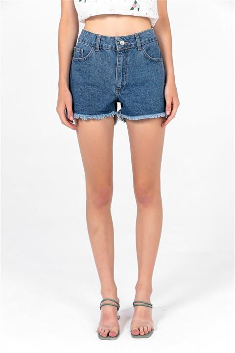 ŞİMAL Püsküllü Mini Kot Şort