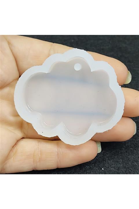 Hobizubi 20 Adet Kolye Anahtarlık Bulut Reçine Epoksi Kalıbı - A6