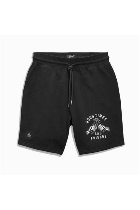 Shout Unisex  Siyah Good Times Short