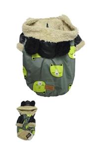 Pawstar Green Bear Kulaklı Köpek Montu