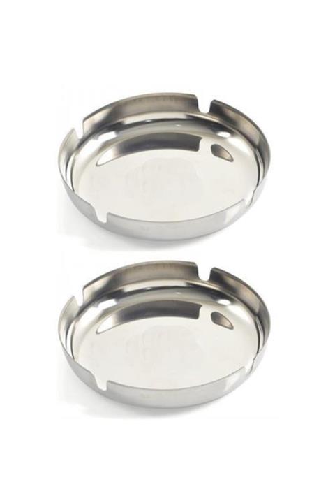 HomeCare 2'li Paslanmaz Metal Küllük 10cm