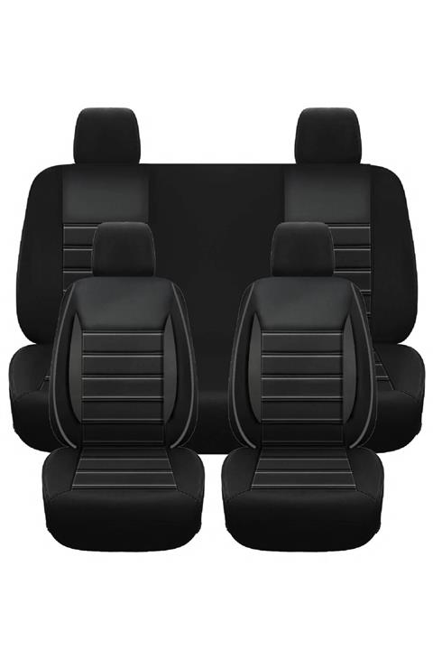 Max Store Chevrolet Aveo Uyumlu Deri Detaylı  Ön Arka Full Oto Koltuk Kılıfı Seti