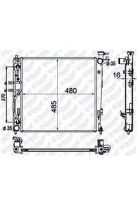 Parçafoni Su Radyatoru Hyundaı Ix35 Kıa Sportage 2.0 Crdı 10= Otom 605x482 Al/pl/brz
