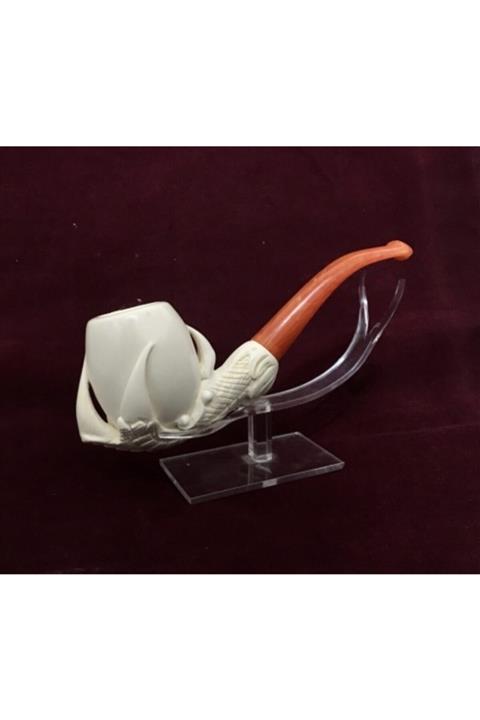 AKTAS Büyük Boy Lületaşı Kartal Pençesi Pipo