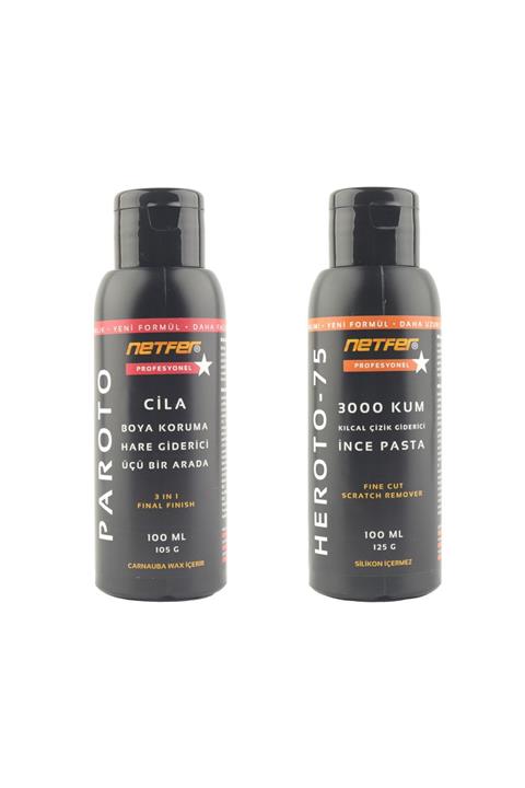 Netfer 2'li İnce Pasta Cila Set 2x100 ml