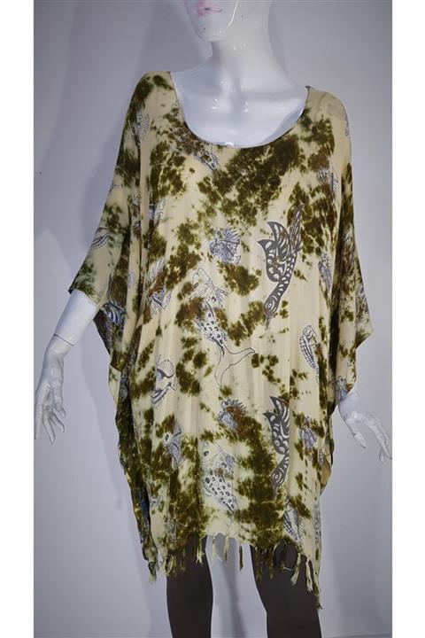 İTALYAN Pamuklu Plaj Elbisesi