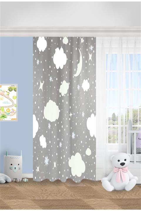 CAPRİCE HALI Caprice Bulutlu Çocuk Fon Perde