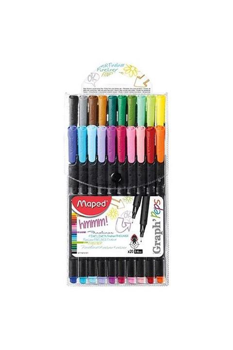 Maped Marka: 20 Li Fineliner Kalem 749151 Kategori: Kuru Boya Kalemi
