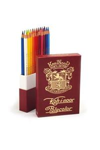 Kohi Noor Kohinoor Polycolor Artist Kuru Boya Kalemi 24 Renk Retro Özel Kutu