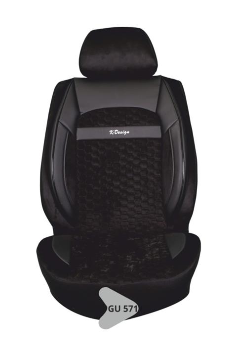 KDesign Universal Oto Koltuk Kılıfı Akra Nakışlı Velour Serisi - GU571