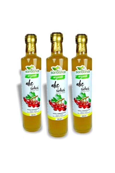Sarıbahçe Organik Alıç Sirkesi 500ml - 3lü Paket