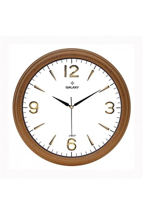 QUARTZ 'iş-sat' Kabartma Rakamlı Modern Duvar Saati